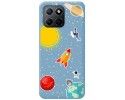 Funda Silicona Líquida Azul para Huawei Honor 70 Lite 5G diseño Espacio Dibujos