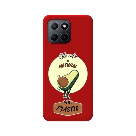 Funda Silicona Líquida Roja para Huawei Honor 70 Lite 5G diseño Culo Natural Dibujos