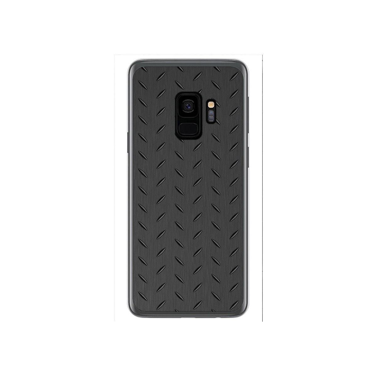 Funda Gel Tpu para Samsung Galaxy S9 Diseño Metal Dibujos