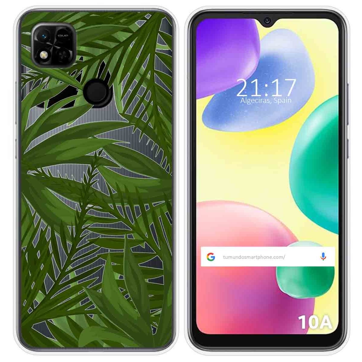 Funda Silicona Transparente compatible con Xiaomi Redmi 10A diseño Jungla Dibujos