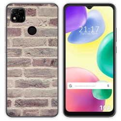 Funda Silicona compatible con Xiaomi Redmi 10A diseño Ladrillo 01 Dibujos