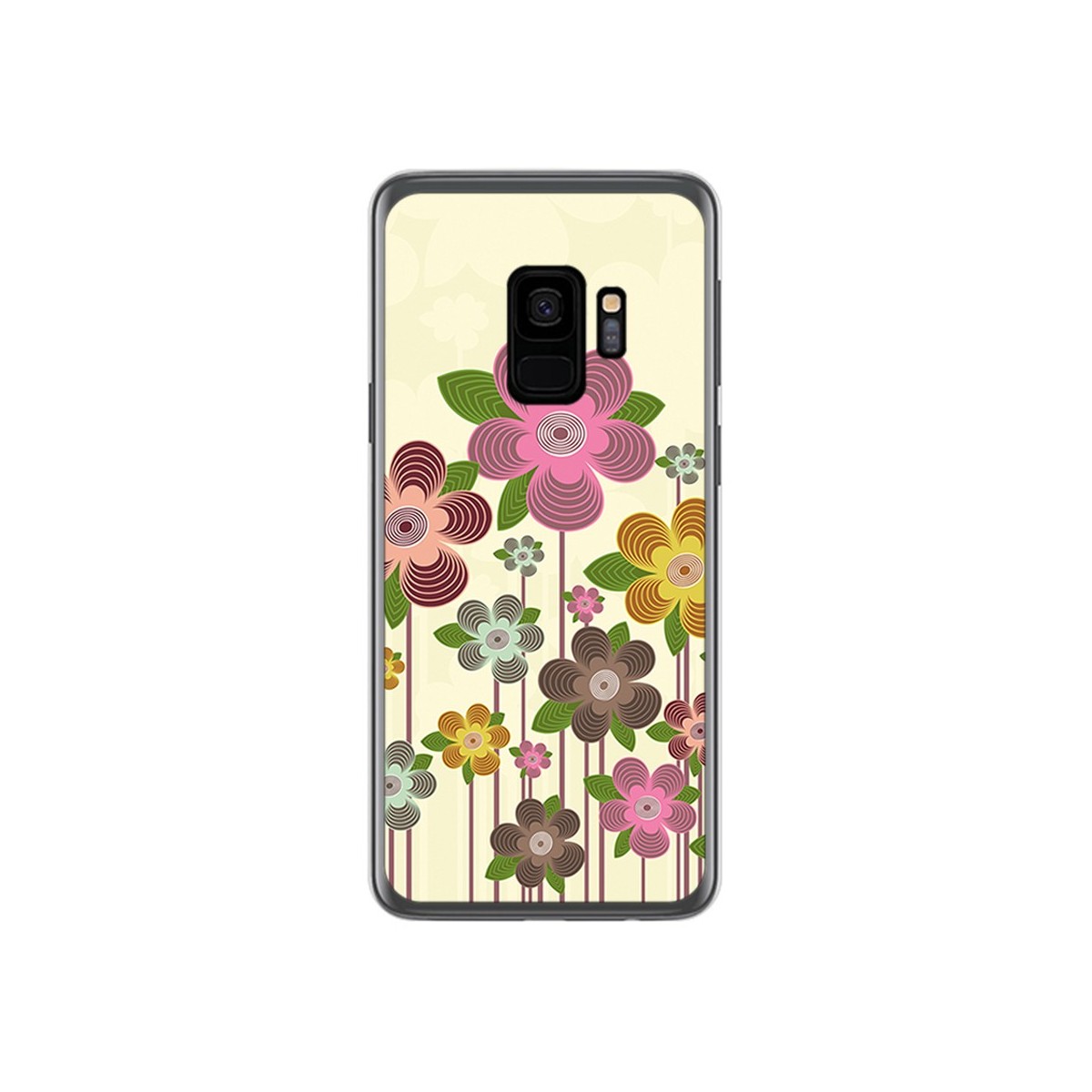 Funda Gel Tpu para Samsung Galaxy S9 Diseño Primavera En Flor  Dibujos