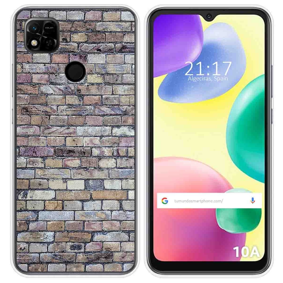 Funda Silicona compatible con Xiaomi Redmi 10A diseño Ladrillo 02 Dibujos