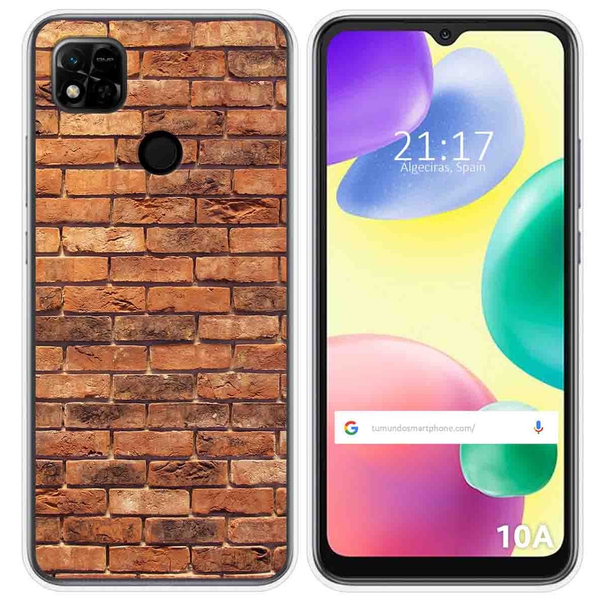 Funda Silicona compatible con Xiaomi Redmi 10A diseño Ladrillo 04 Dibujos