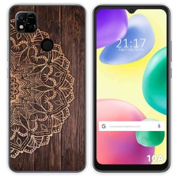 Funda Silicona compatible con Xiaomi Redmi 10A diseño Madera 06 Dibujos