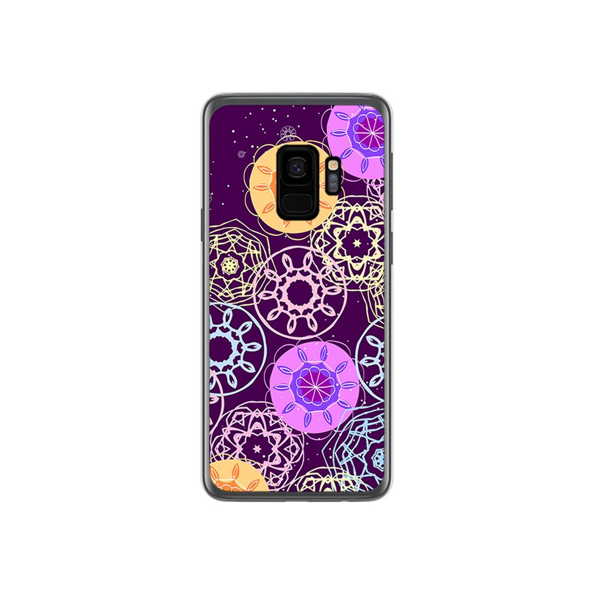 Funda Gel Tpu para Samsung Galaxy S9 Diseño Radial Dibujos