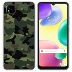 Funda Silicona compatible con Xiaomi Redmi 10A diseño Camuflaje Dibujos