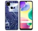 Funda Silicona compatible con Xiaomi Redmi 10A diseño Circuito Dibujos