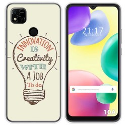 Funda Silicona para Xiaomi Redmi 10A diseño Creativity Dibujos