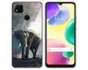 Funda Silicona compatible con Xiaomi Redmi 10A diseño Elefante Dibujos
