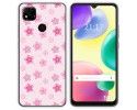 Funda Silicona compatible con Xiaomi Redmi 10A diseño Flores Dibujos