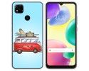 Funda Silicona compatible con Xiaomi Redmi 10A diseño Furgoneta Dibujos