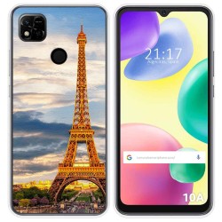 Funda Silicona compatible con Xiaomi Redmi 10A diseño Paris Dibujos