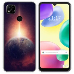Funda Silicona compatible con Xiaomi Redmi 10A diseño Tierra Dibujos