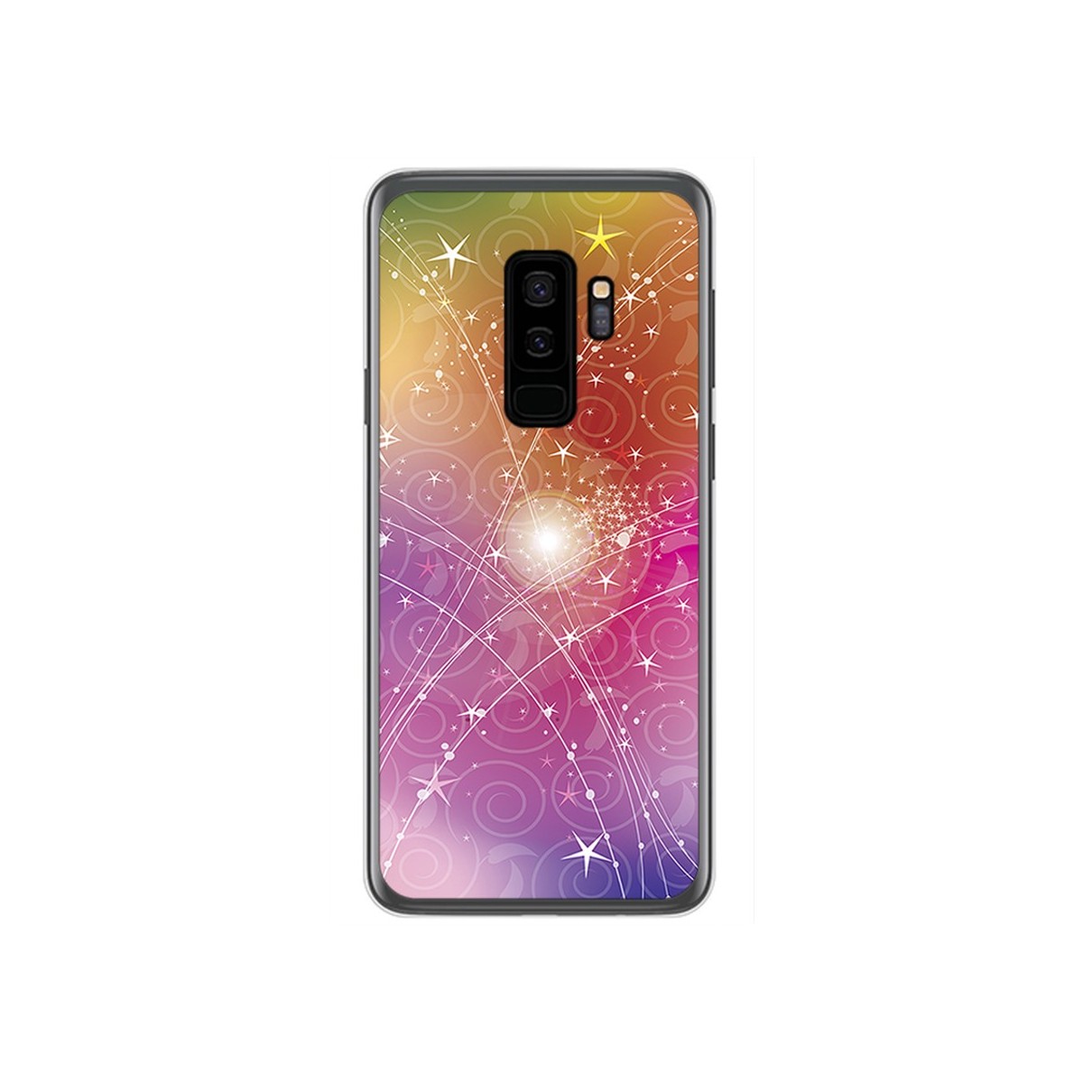Funda Gel Tpu para Samsung Galaxy S9 Plus Diseño Abstracto Dibujos