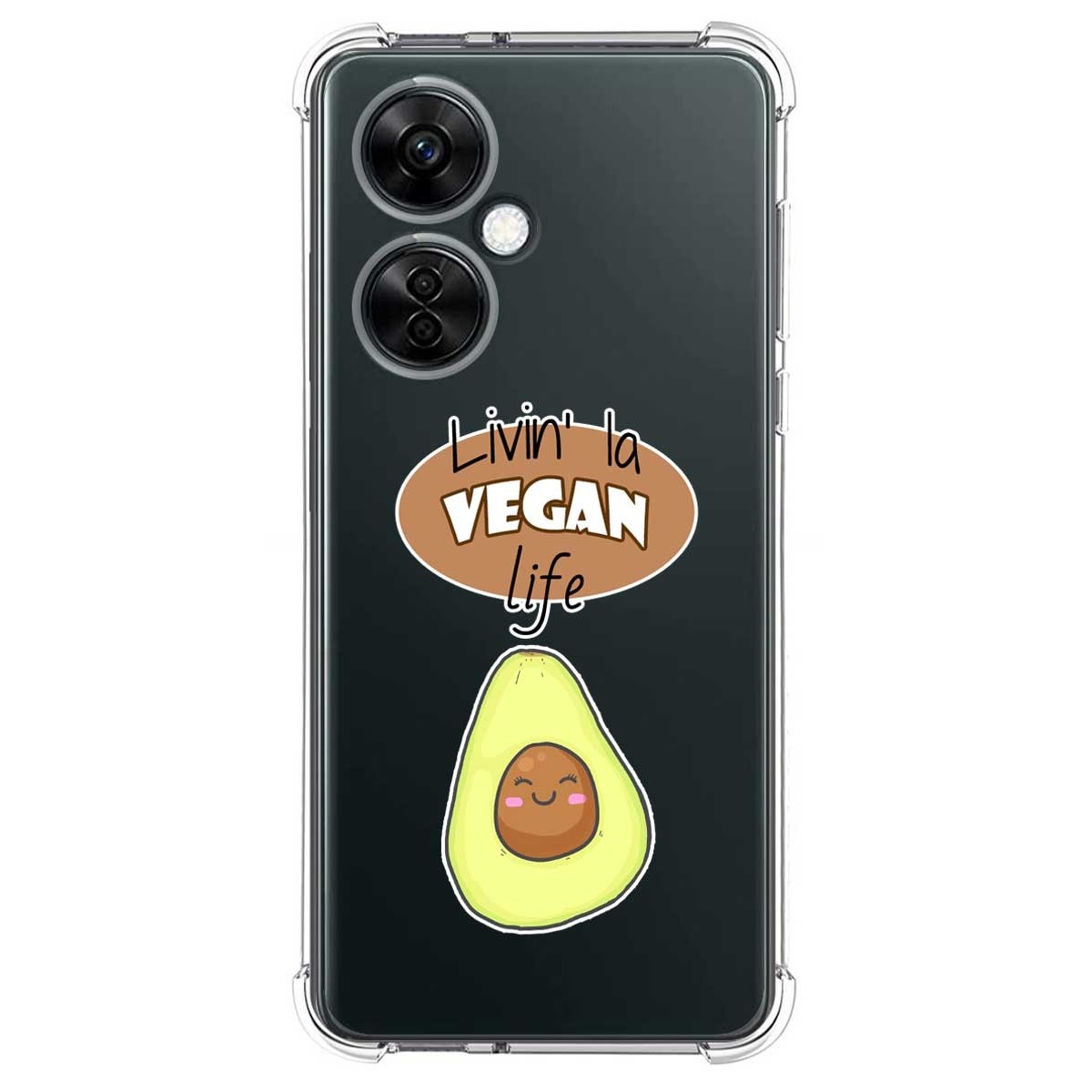Funda Silicona Antigolpes para Oneplus Nord CE 3 Lite 5G diseño Vegan Life Dibujos