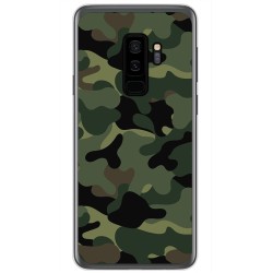 Funda Gel Tpu para Samsung Galaxy S9 Plus Diseño Camuflaje Dibujos