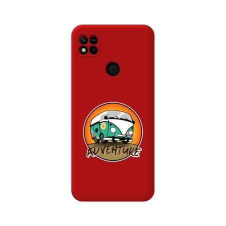 Funda Silicona Líquida Roja compatible con Xiaomi Redmi 10A diseño Adventure Dibujos