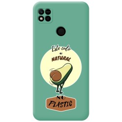 Funda Silicona Líquida Verde compatible con Xiaomi Redmi 10A diseño Culo Natural Dibujos