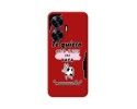 Funda Silicona Líquida Roja para Realme C55 diseño Vaca Dibujos