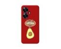 Funda Silicona Líquida Roja para Realme C55 diseño Vegan Life Dibujos