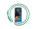 Personaliza tu Funda Colgante Transparente para Motorola Moto G23 con Cordon Verde Agua Dibujo Personalizada