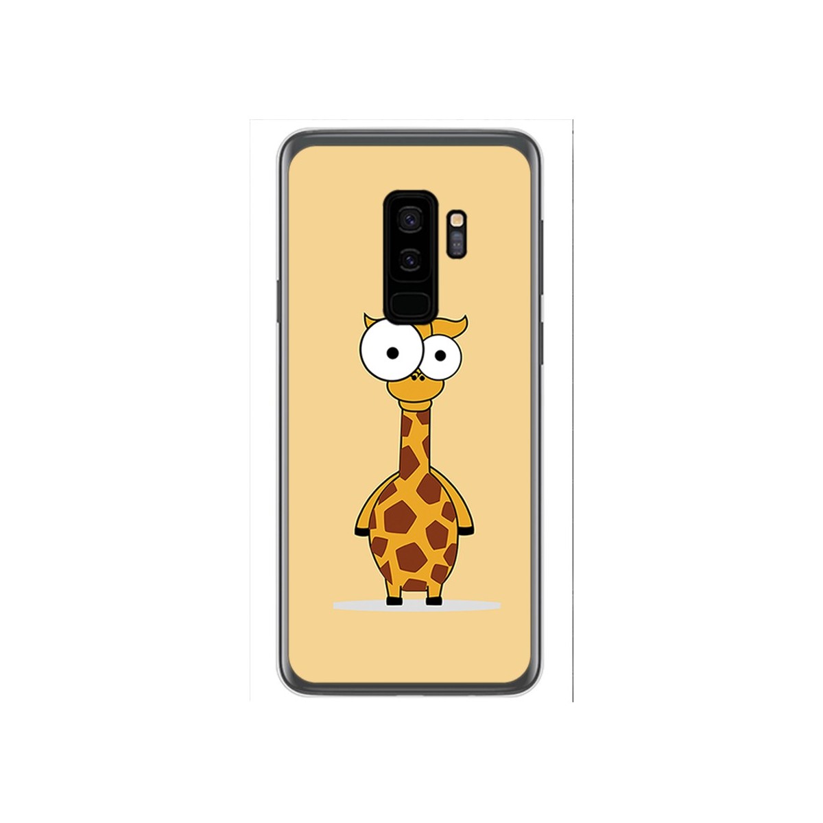 Funda Gel Tpu para Samsung Galaxy S9 Plus Diseño Jirafa Dibujos