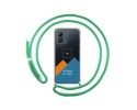 Personaliza tu Funda Colgante Transparente para Motorola Moto G53 5G con Cordon Verde Agua Dibujo Personalizada