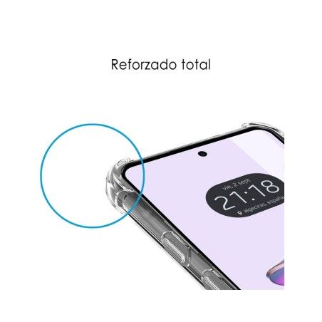 Funda Silicona Antigolpes Transparente para Motorola Moto G13