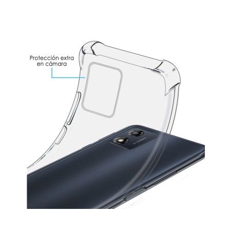 Funda Silicona Antigolpes Transparente para Motorola Moto E13