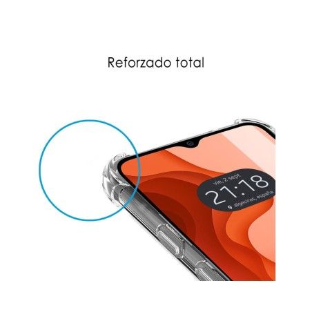Funda Silicona Antigolpes Transparente para Motorola Moto E13