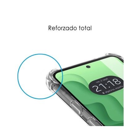 Funda Silicona Antigolpes Transparente para Motorola Moto G53 5G