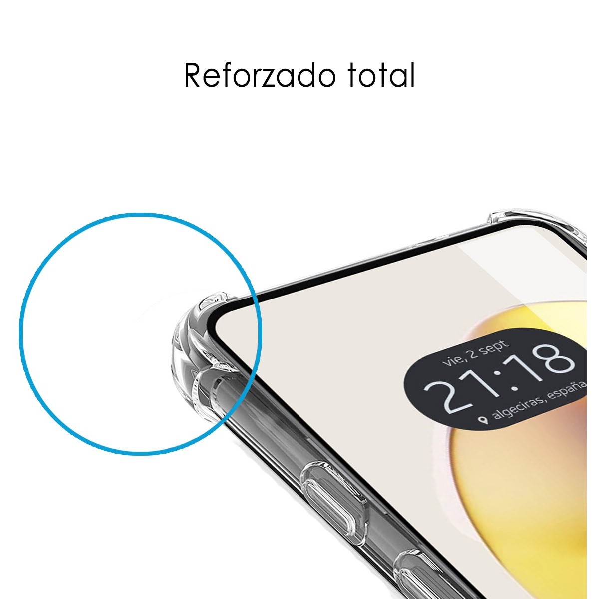 Funda Silicona Antigolpes Transparente para Motorola Moto G73 5G