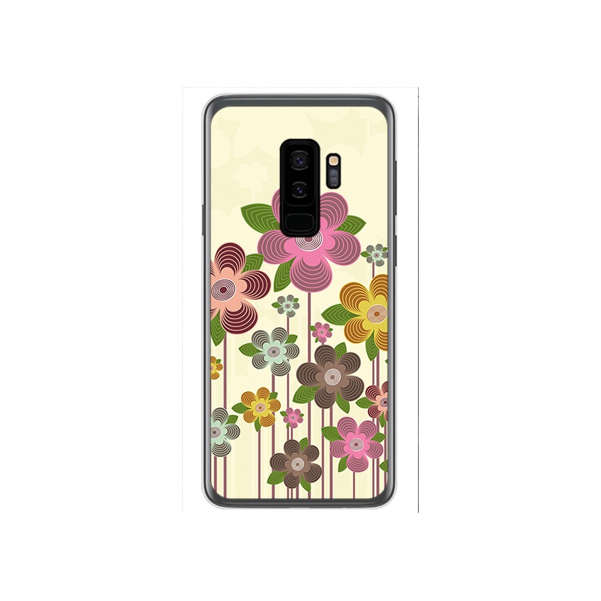 Funda Gel Tpu para Samsung Galaxy S9 Plus Diseño Primavera En Flor  Dibujos