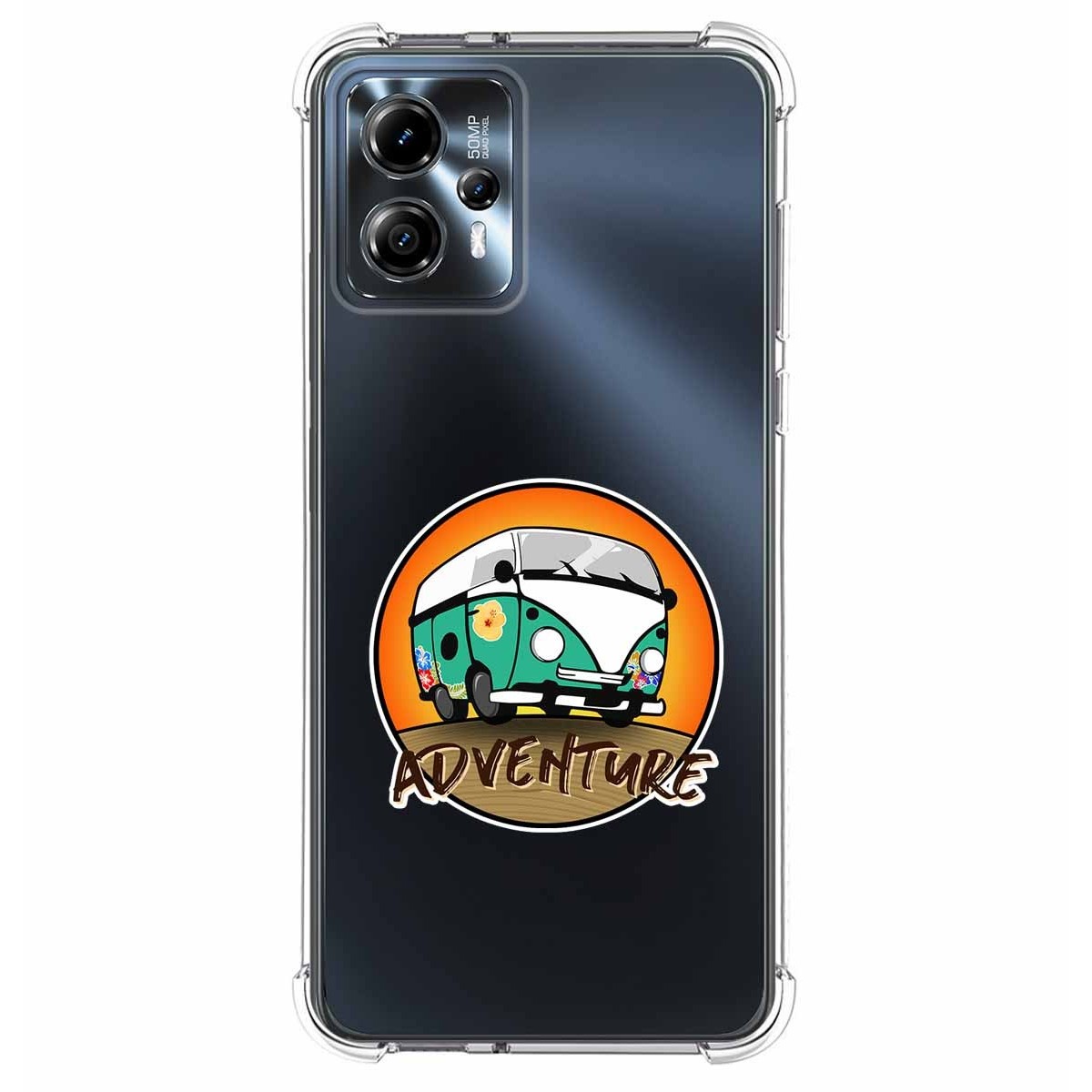 Funda Silicona Antigolpes para Motorola Moto G13 diseño Adventure Dibujos