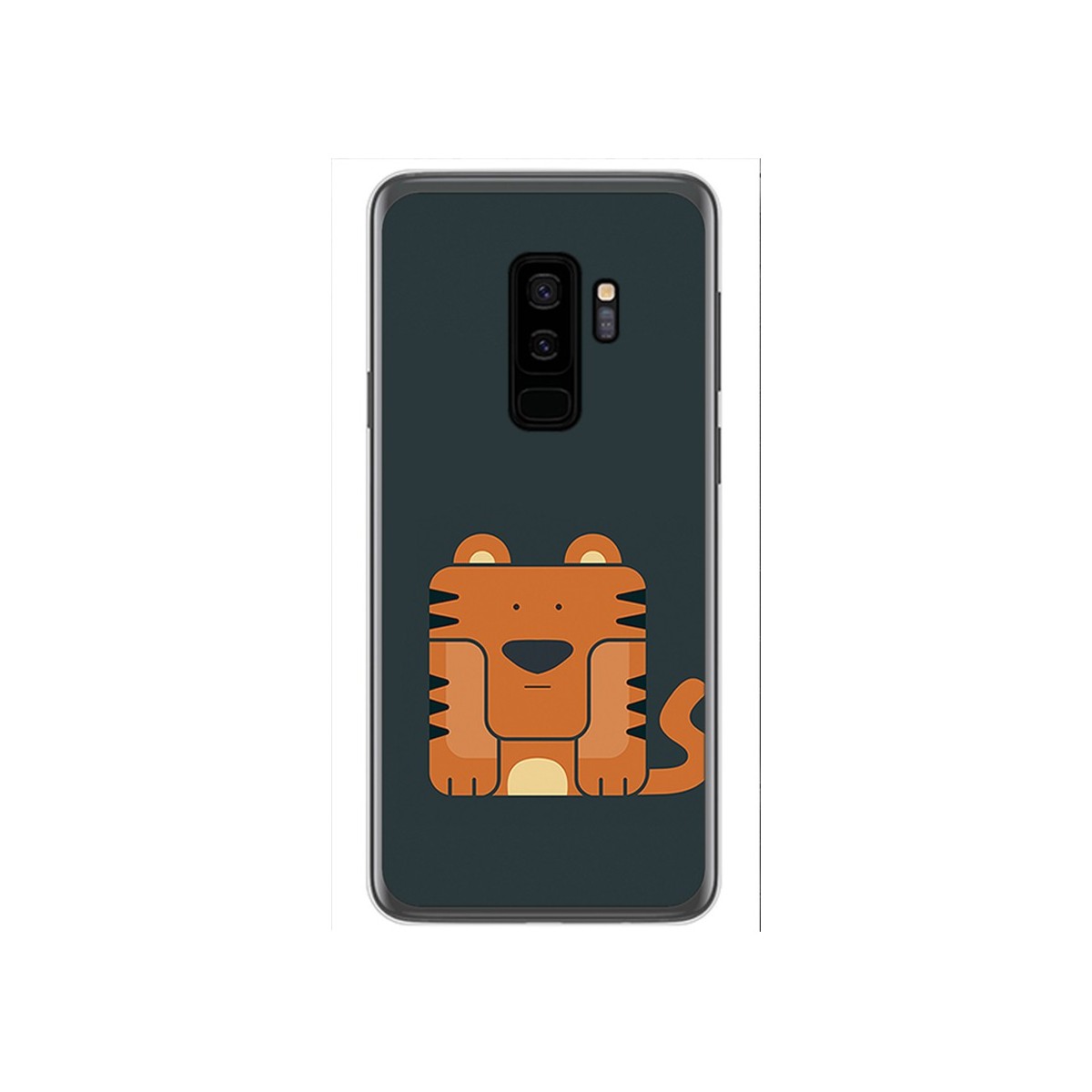 Funda Gel Tpu para Samsung Galaxy S9 Plus Diseño Tigre Dibujos