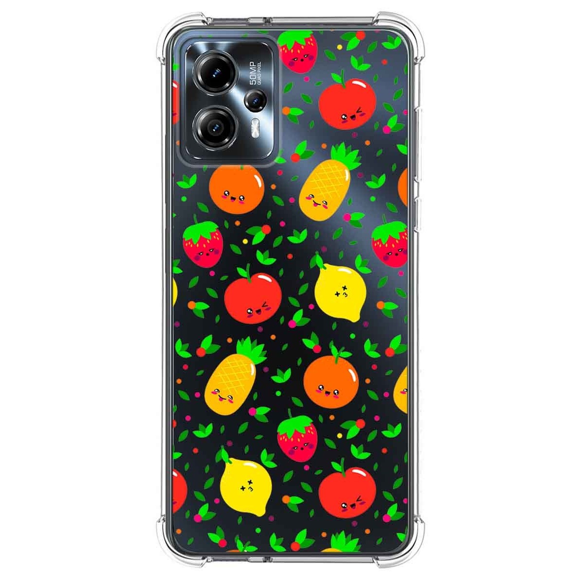 Funda Silicona Antigolpes para Motorola Moto G13 diseño Frutas 01 Dibujos