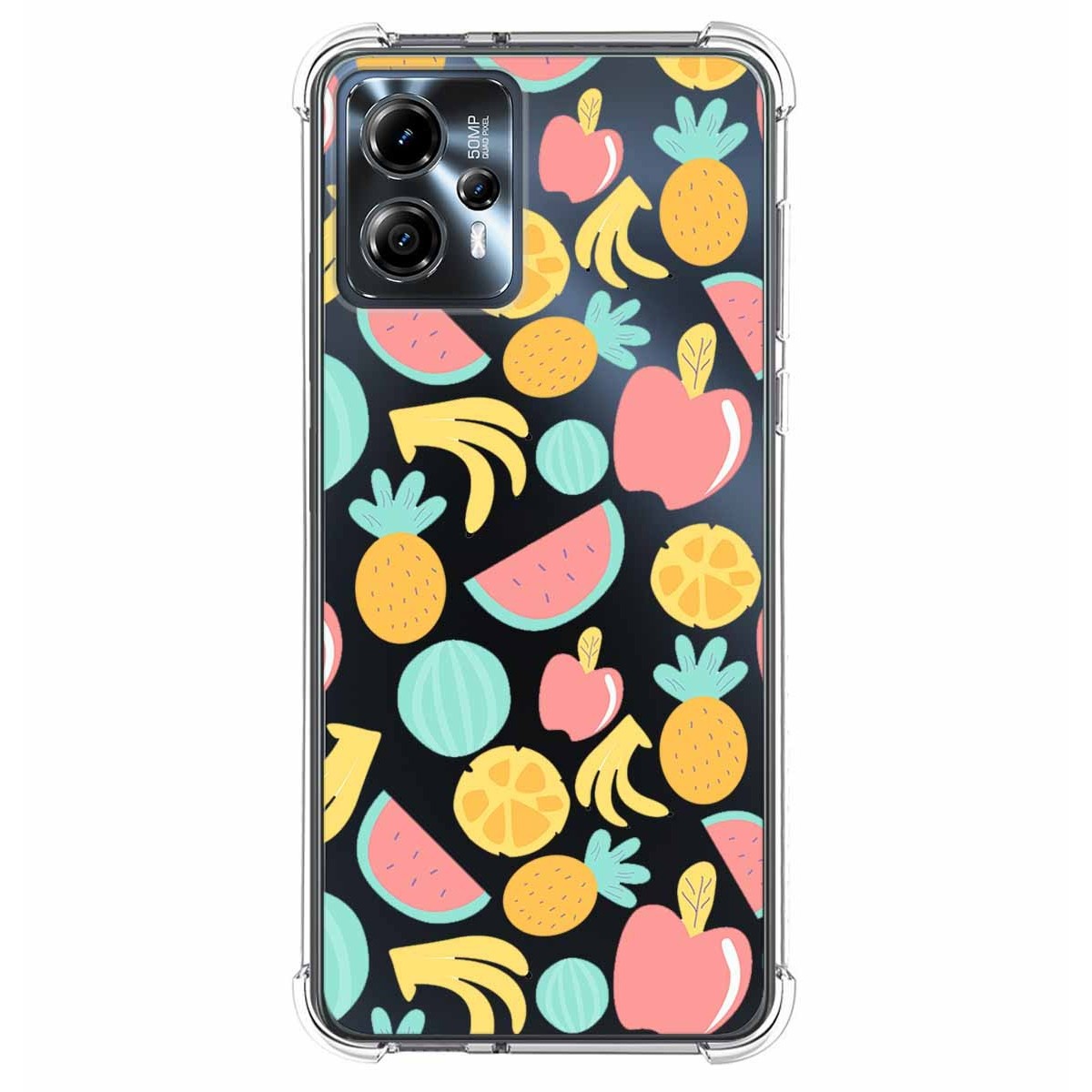 Funda Silicona Antigolpes para Motorola Moto G13 diseño Frutas 02 Dibujos