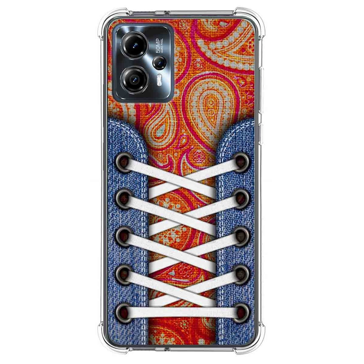 Funda Silicona Antigolpes para Motorola Moto G13 diseño Zapatillas 10 Dibujos