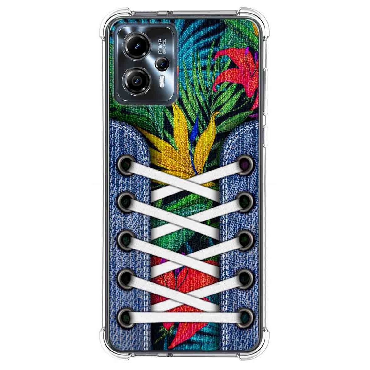 Funda Silicona Antigolpes para Motorola Moto G13 diseño Zapatillas 12 Dibujos
