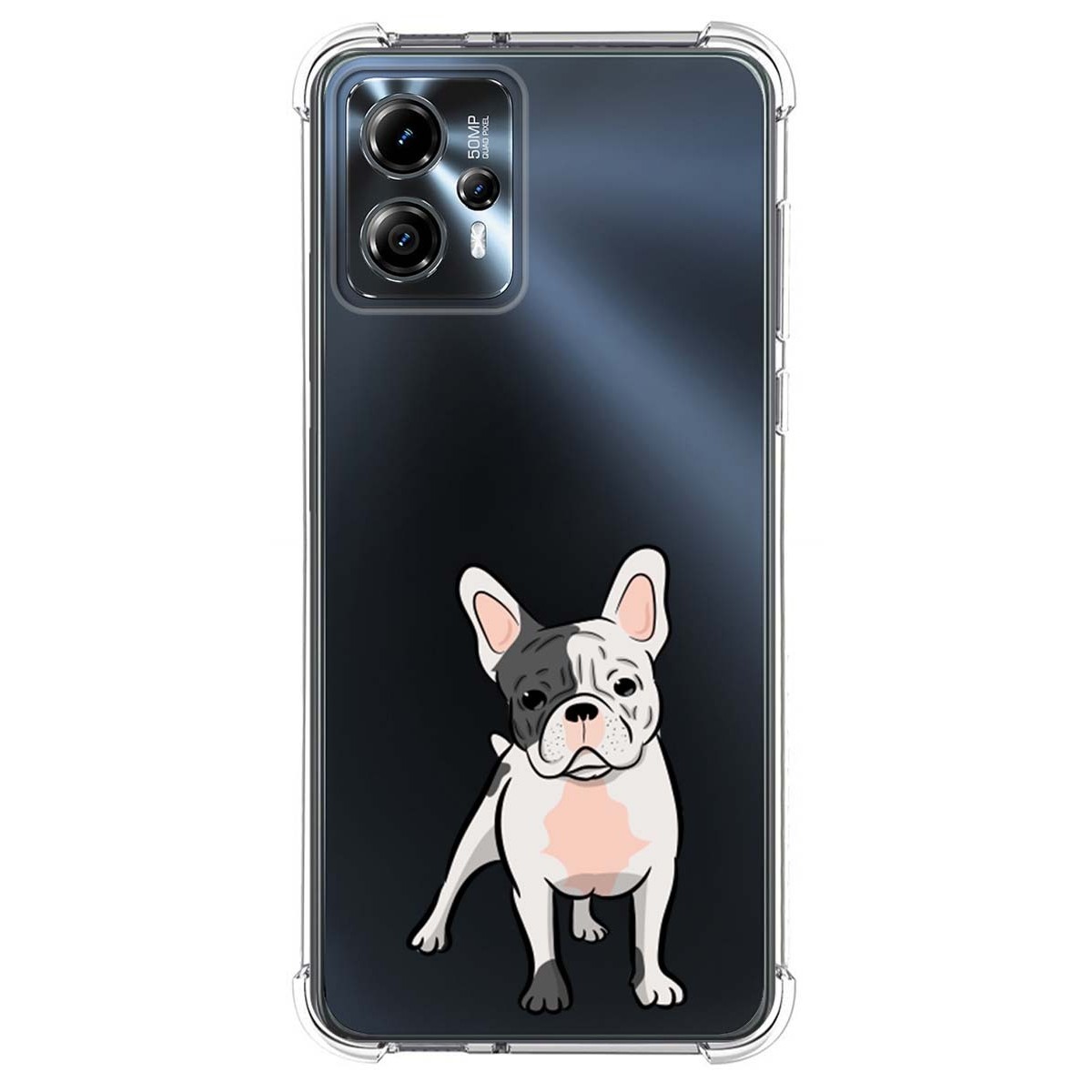 Funda Silicona Antigolpes para Motorola Moto G13 diseño Perros 06 Dibujos