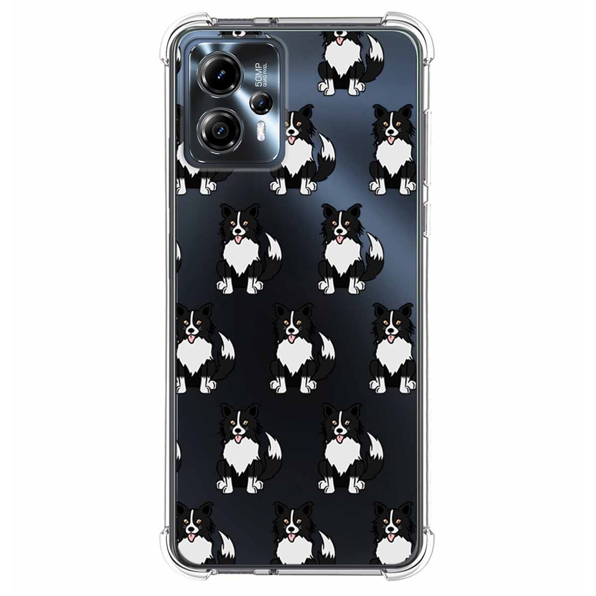 Funda Silicona Antigolpes para Motorola Moto G13 diseño Perros 07 Dibujos