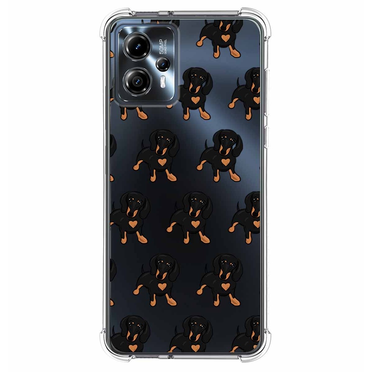 Funda Silicona Antigolpes para Motorola Moto G13 diseño Perros 10 Dibujos