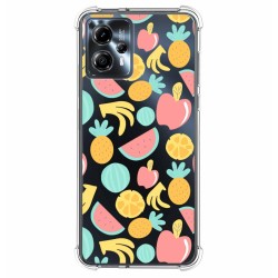Funda Silicona Antigolpes para Motorola Moto G23 diseño Frutas 02 Dibujos