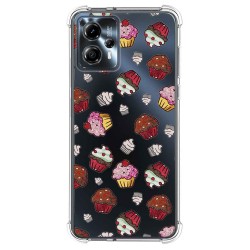 Funda Silicona Antigolpes para Motorola Moto G23 diseño Muffins Dibujos