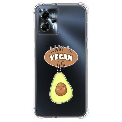 Funda Silicona Antigolpes para Motorola Moto G23 diseño Vegan Life Dibujos
