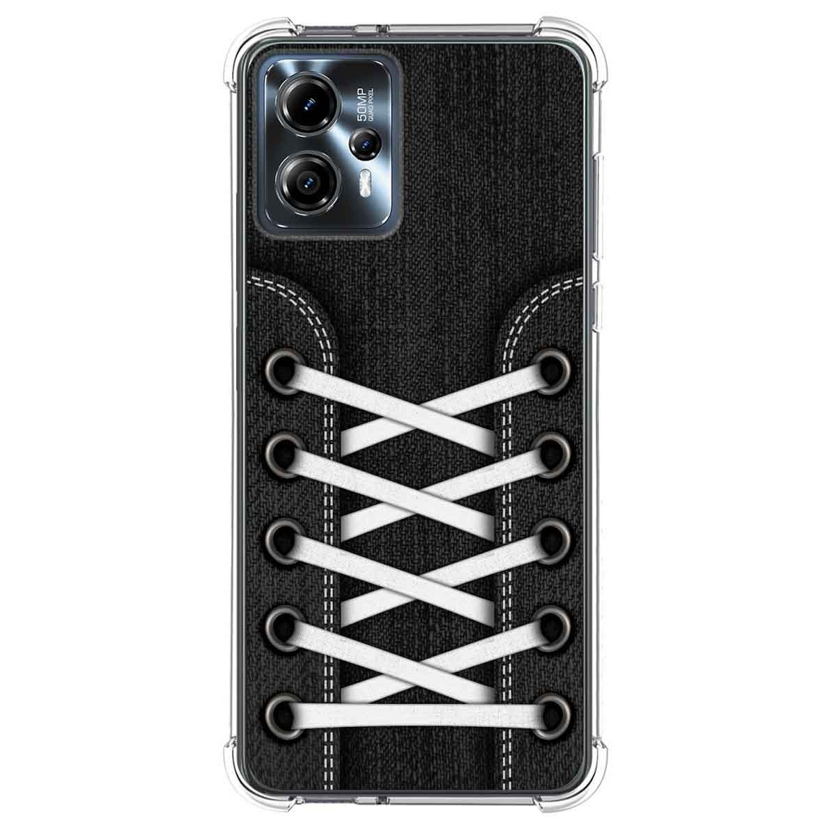 Funda Silicona Antigolpes para Motorola Moto G23 diseño Zapatillas 02 Dibujos