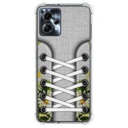 Funda Silicona Antigolpes para Motorola Moto G23 diseño Zapatillas 08 Dibujos