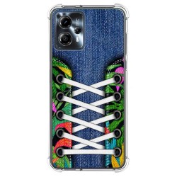 Funda Silicona Antigolpes para Motorola Moto G23 diseño Zapatillas 13 Dibujos