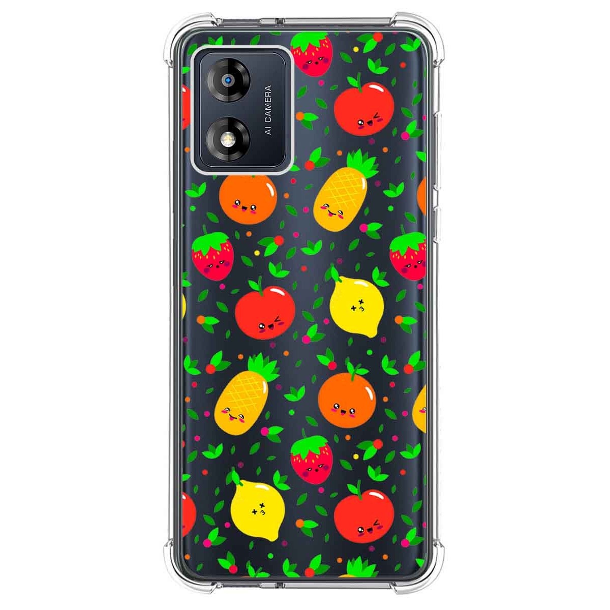 Funda Silicona Antigolpes para Motorola Moto E13 diseño Frutas 01 Dibujos